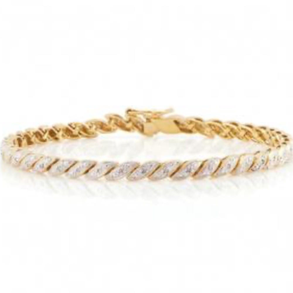 New .880 CTW Designer Diamond Bracelet